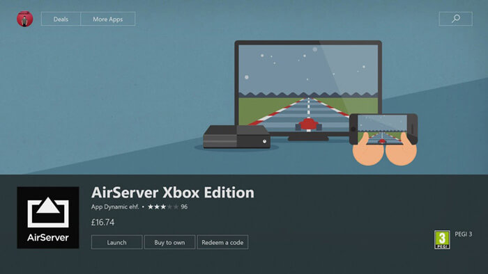 Airserver xbox edition'ı indirin