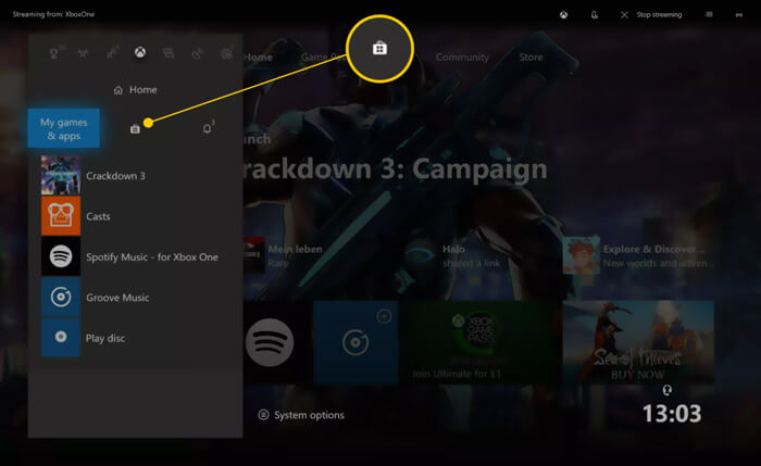 Otwórz sklep Xbox One