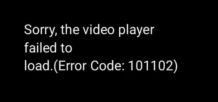 Contoh Error Code 101102
