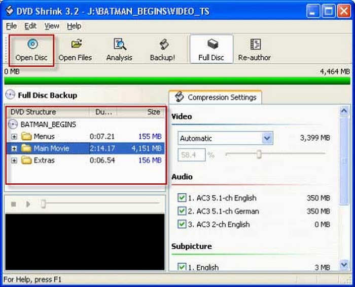 DVD à ouvrir sous film plastique