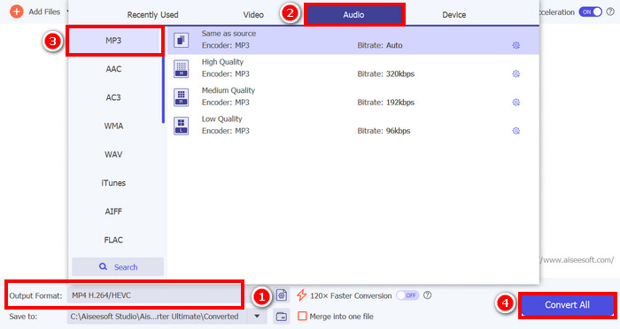 המרת DVD ל-MP3 FVC Vcu