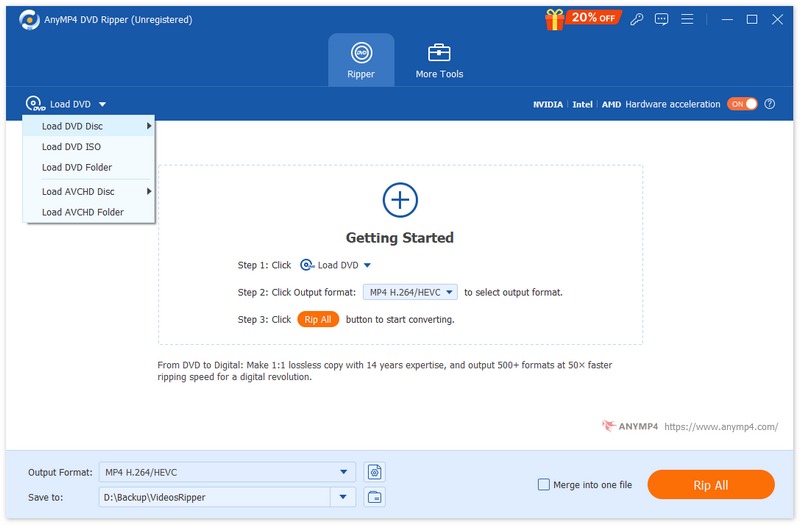 تحميل قرص DVD