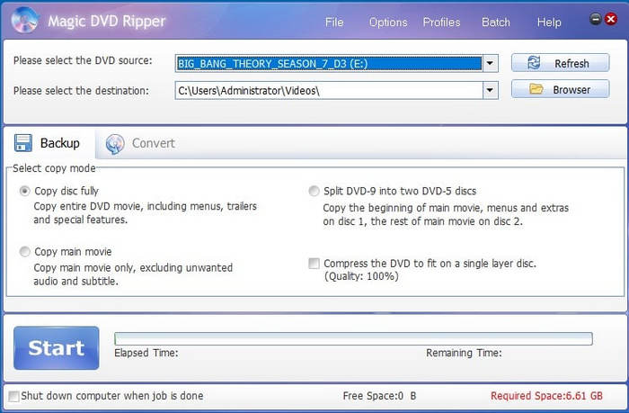 Windows DVD Ripper Magic DVD Ripper