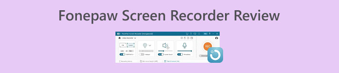 Ulasan Perekam Layar FonePaw