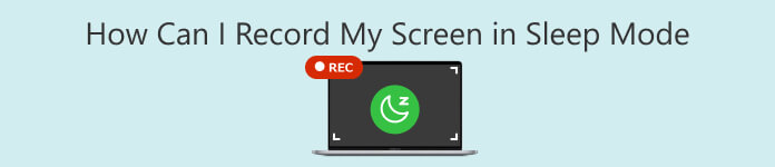 절전 모드에서 화면을 어떻게 녹화할 수 있나요?