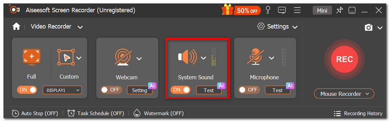 Turn On System Sound
