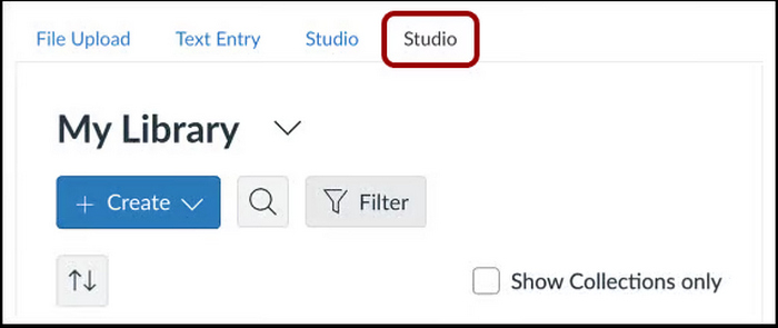 Submit A Video Canvas Studio Assignments Choose Studio