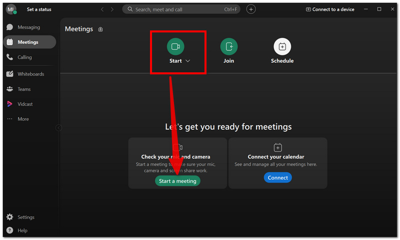 Start The Meeting