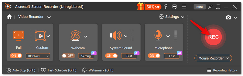 Click To Rec