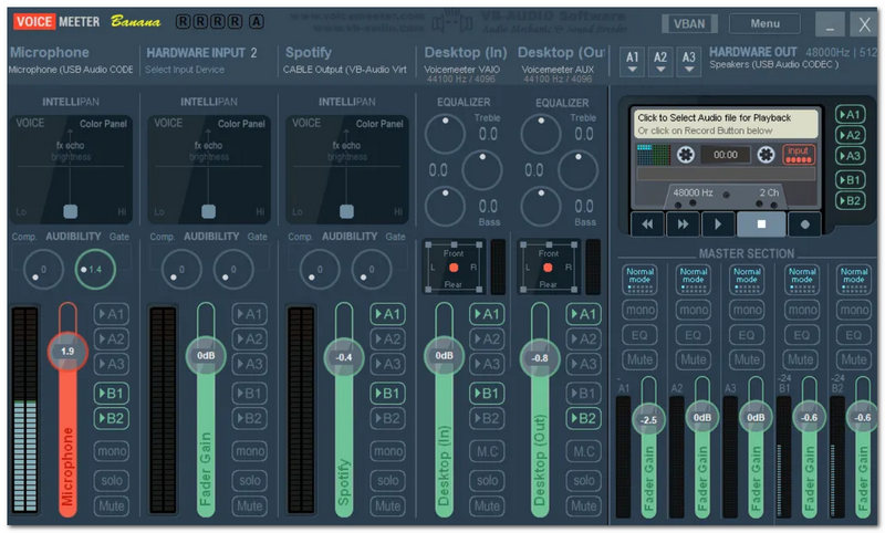 Set Mic And Output