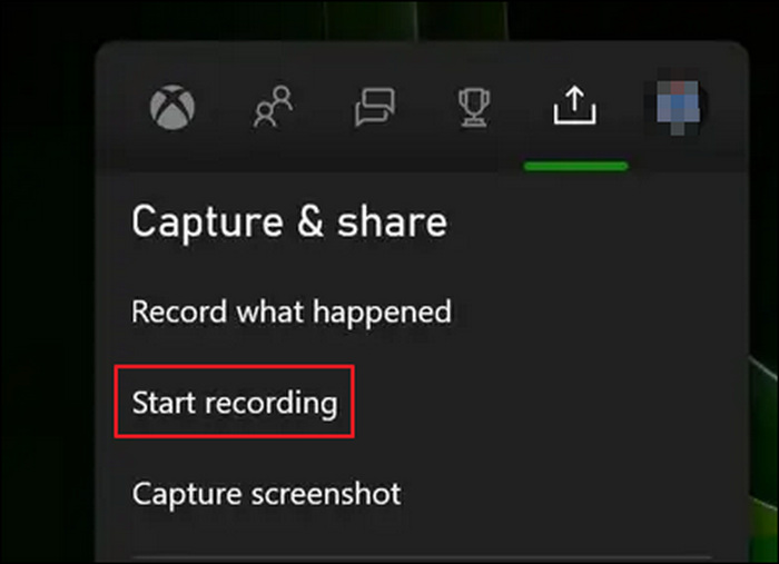 Gravar vídeo de jogos Xbox Capture Gravação