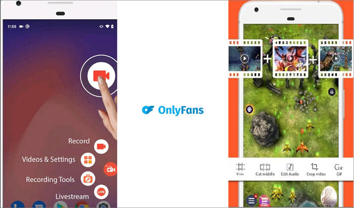 Skærmoptagelse Onlyfans iPhone