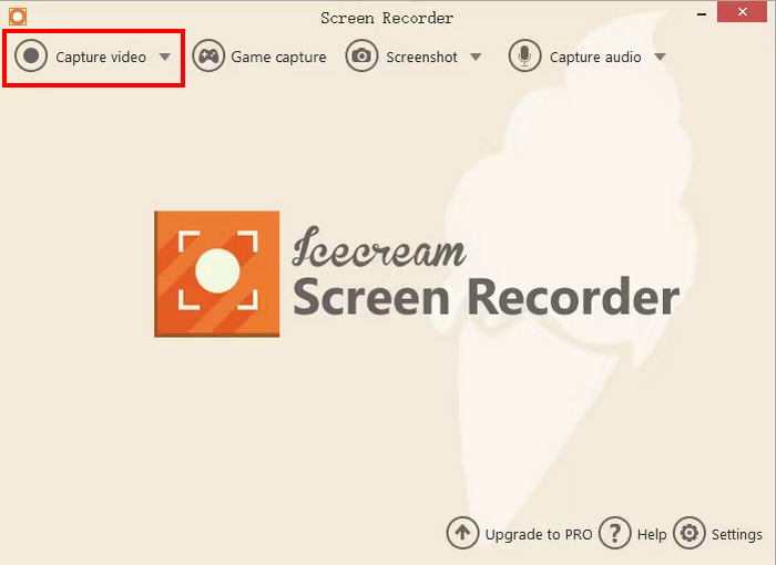 Icecream Screen Recorder Capture Video