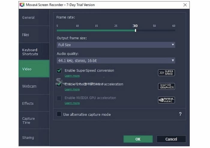 Movavi hardware acceleration