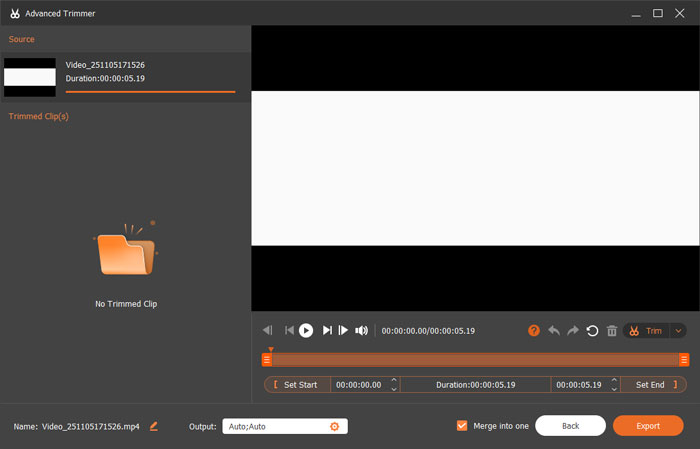 Εξαγωγή συσκευής εγγραφής οθόνης FVC