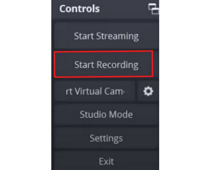 Obs Studio 録画を開始