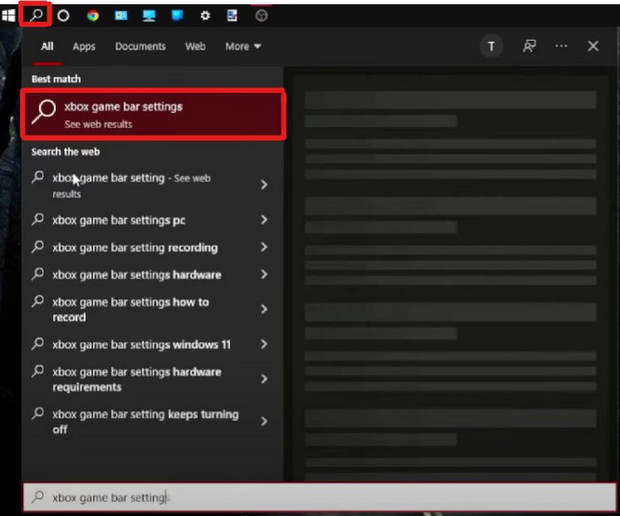 Xbox ゲームバーの設定