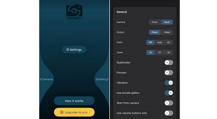 Record Video with Screen Off Discreet