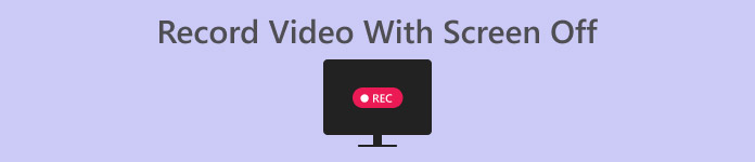 Record Video with Screen Off