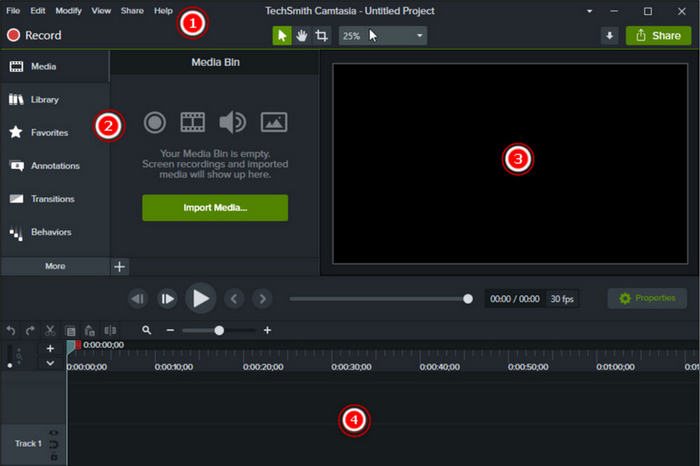 Camtasia con herramienta de dibujo