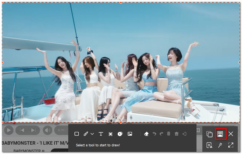 Click Save Icon