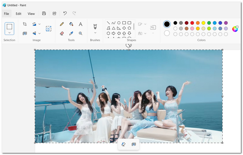 Paste The Screenshot