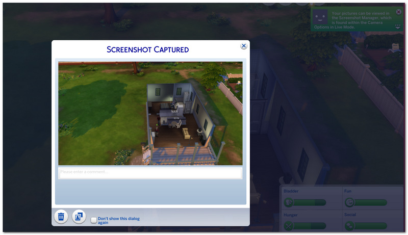 Check Captured Screenshot