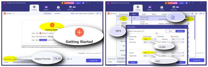 Set Up Output Details In FVC Vcu