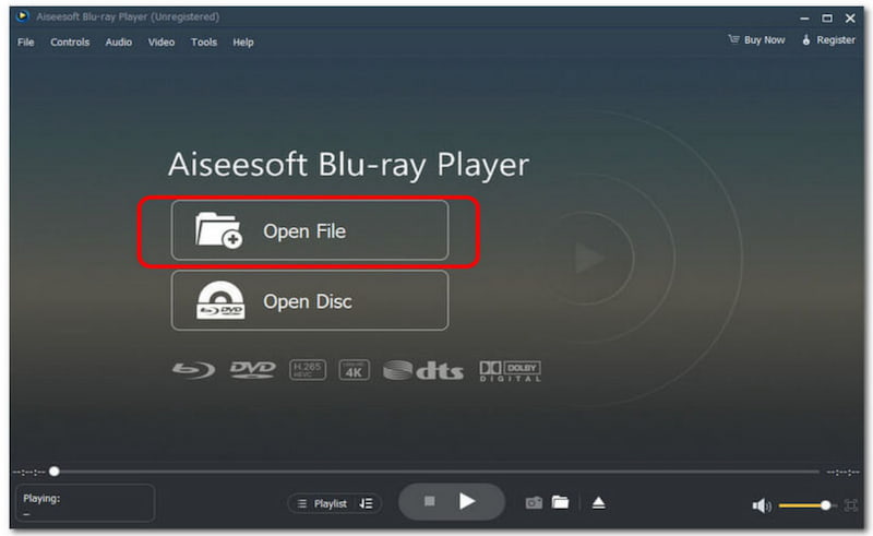 Aiseesoft फ़ाइल खोलें