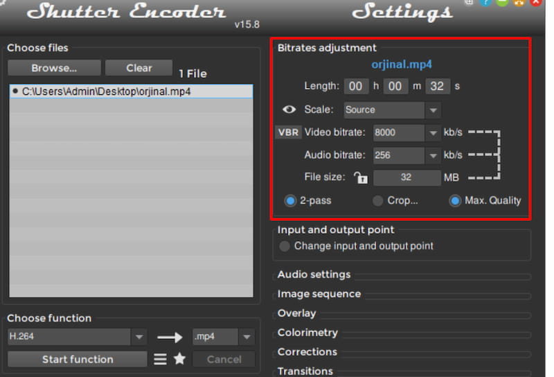 Shutter Encoder 60fps
