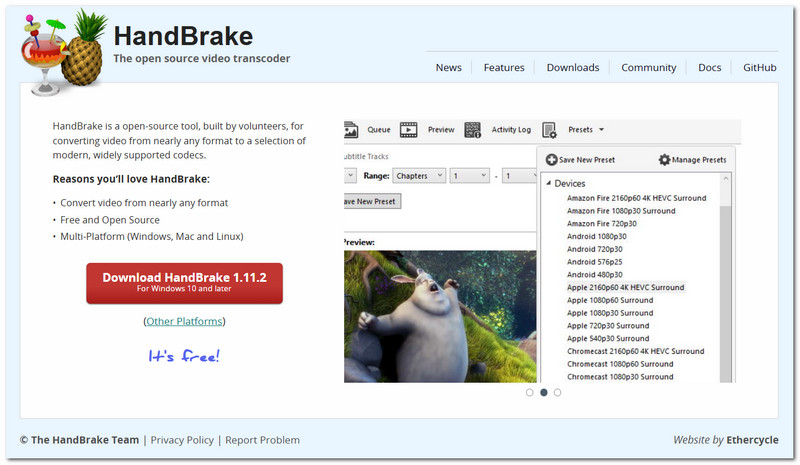 Handbrake Avi Converter