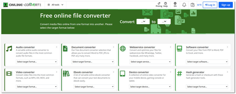 Online Convert Avi Converter