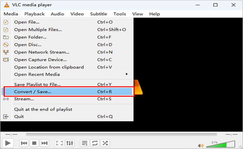 Vlc konverter H265 til H264