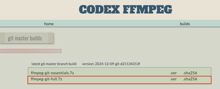 تنزيل Ffmpeg إصدار كامل لنظام Windows