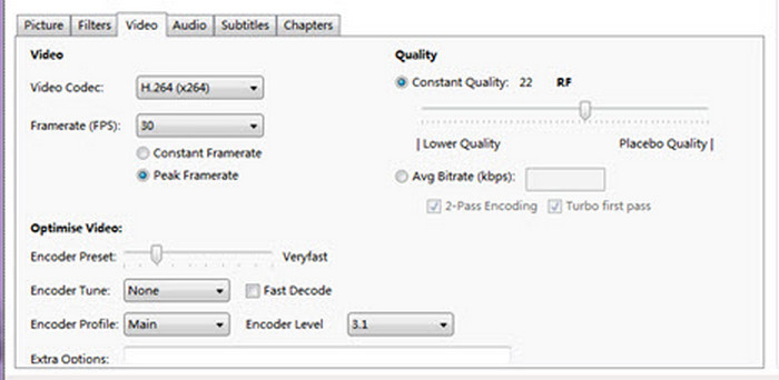 HandBrake PSP Video Converter