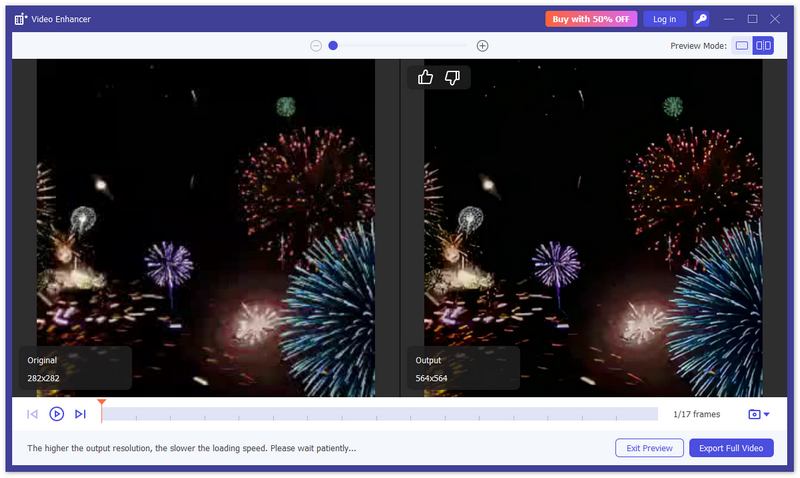 معاينة الفيديو المحسّن