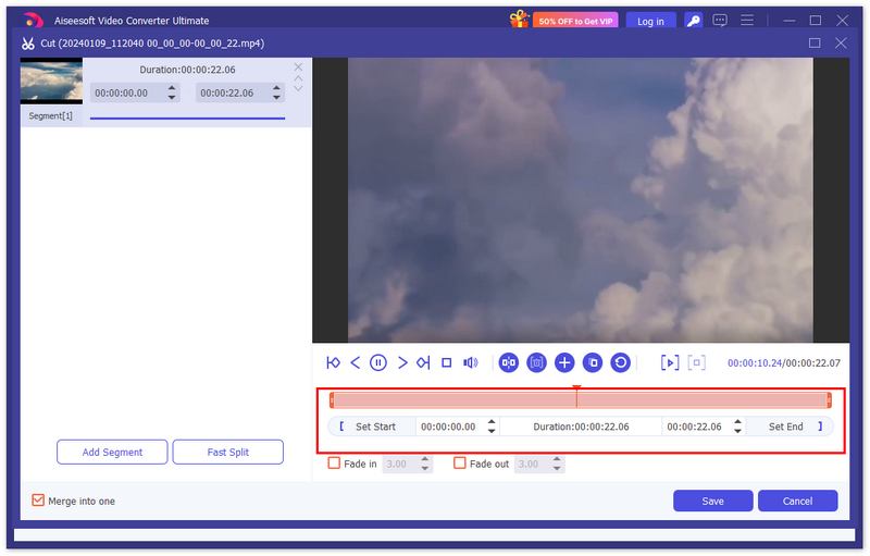 ضبط بداية ونهاية التقليم