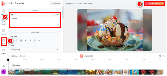 הוסף סימן מים לטקסט באינטרנט שמור