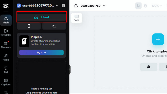 Tambah Video CapCut Online