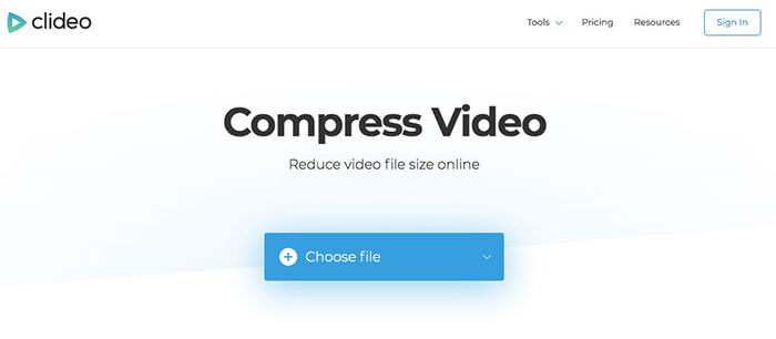 Compress video for whatsapp clideo