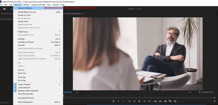 Adobe Premiere Pro Sequence Settings