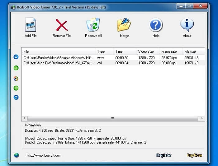 Boilsoft Video Joiner
