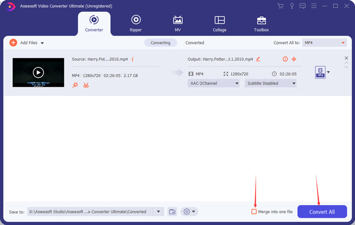 Gabungkan menjadi Satu File dan Konversikan Semua