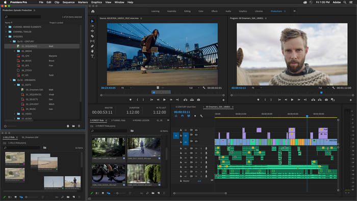 Editorul MP4 Adobe Premiere Pro