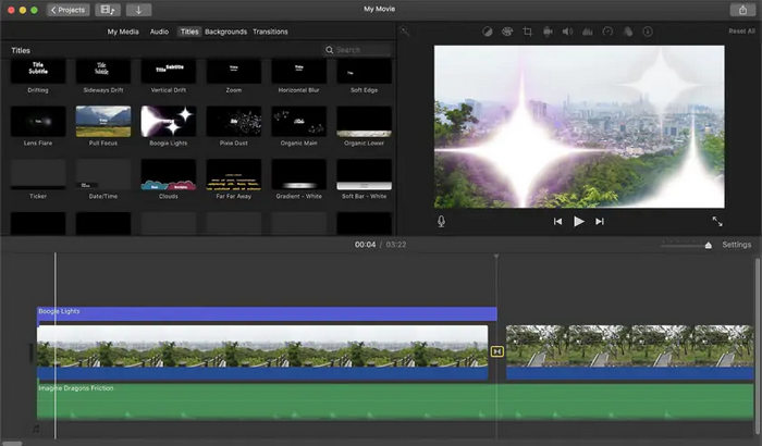 Editor MP4 pentru iMovie