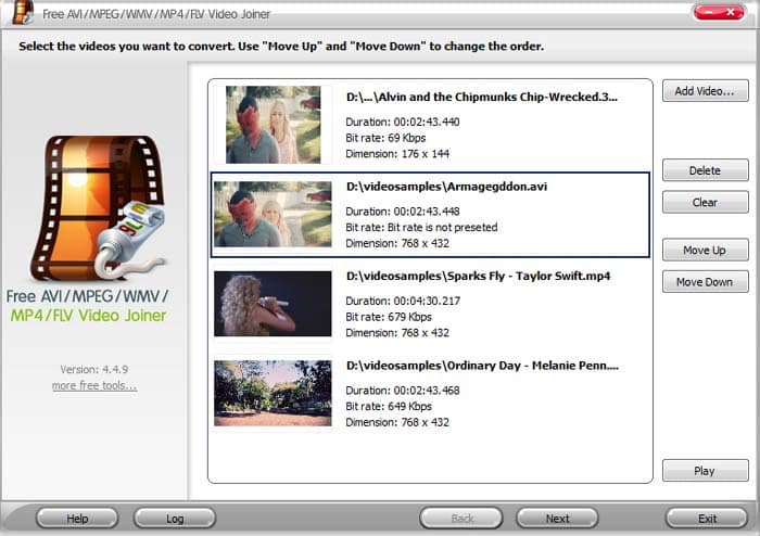 Free video joiner