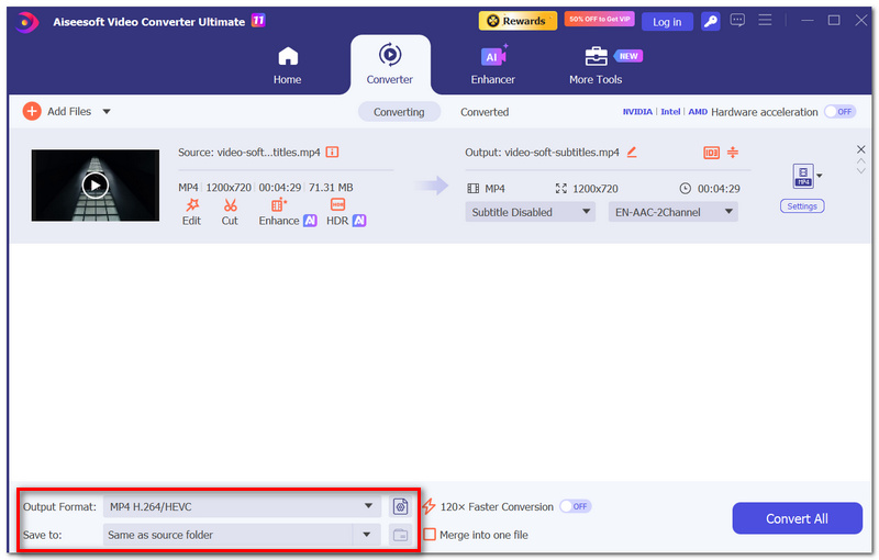 Choose Format And Location Folder